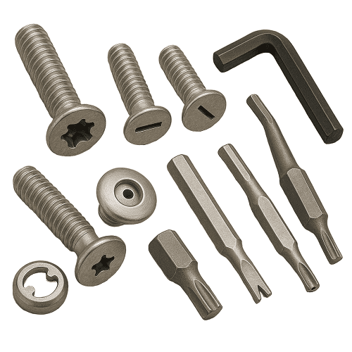 Немецкий стандарт DIN для антивандального крепежа