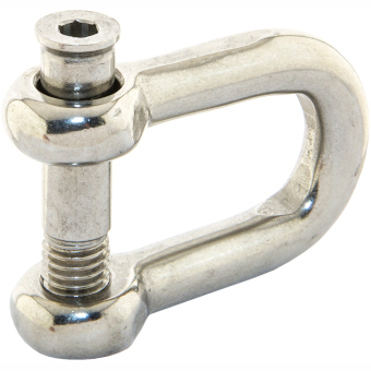 Рекомендуем купить Скоба такелажная D-образная ART 8482 Ø19 мм с внутренним шестигранником, нерж. сталь А4