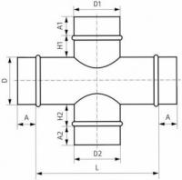 Купить крестовина круглого сечения центральная оптом | ПРОТОРГ