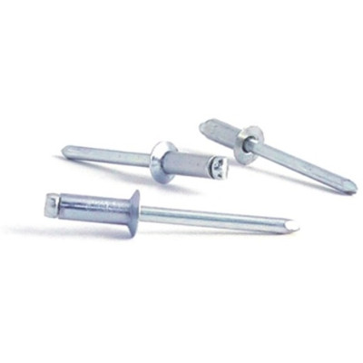 Рекомендуем купить Заклепка вытяжная открытая 5x25 с потайным бортом, алюминий / оц. сталь