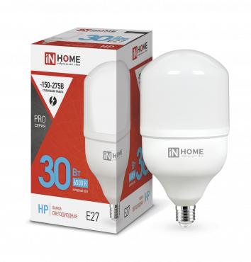 Рекомендуем купить Лампа светодиодная LED-HP-PRO 30Вт 230В 6500К E27 2850лм IN HOME 4690612031088