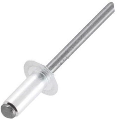 Рекомендуем купить Заклепка вытяжная открытая 3x20 со стандартным бортом, алюминий / сталь