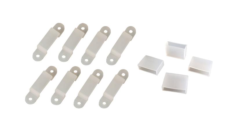 Рекомендуем купить Комплект креплений для ленты светодиодной PLS PRO 2835/120-24В (8клипс+4заглушки) Pro JazzWay 5039636