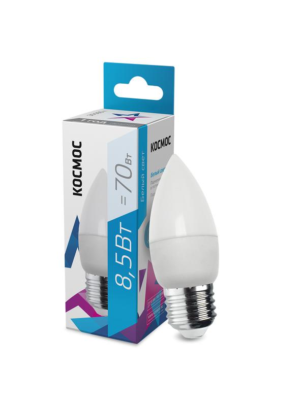 Рекомендуем купить Лампа светодиодная CN 8.5Вт 220В E27 4500К Космос LkecLED8.5wCNE2745
