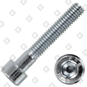 Винт DIN 912 М10x45/45 с полной резьбой и цилиндрической головкой с внутренним шестигранником, кл. пр. 8.8, оц. сталь - №1