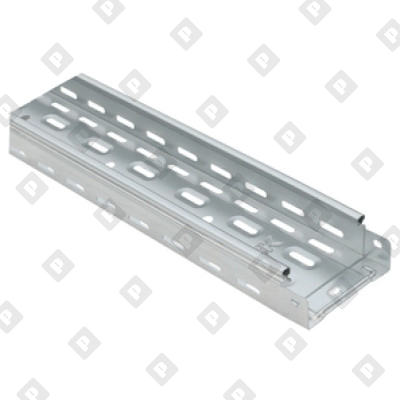 Лоток кабельный перфорированный 150x100x1,0 мм, оц. сталь - №1