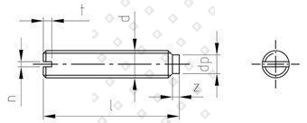 DIN 417 A2 M 12X12 - №4