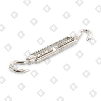 Талреп ART 9072 М12 тип B крюк-крюк, нерж. сталь А4 - №1