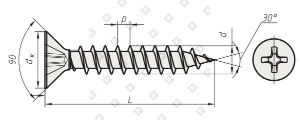 3.5x55 ГКЛ КР - №2