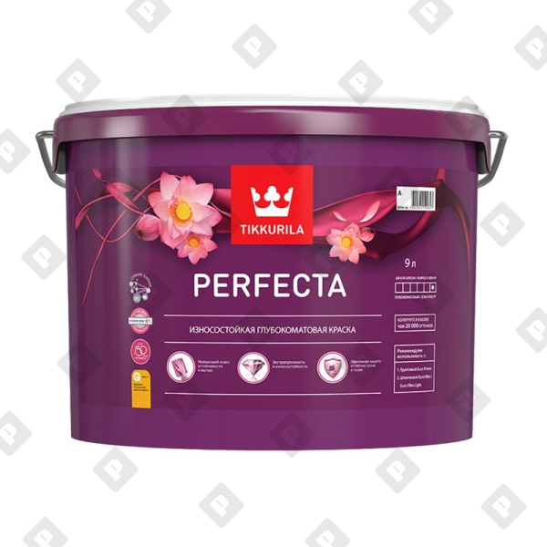 Краска интерьерная Tikkurila PERFECTA A глуб.мат. (9 л) - №1