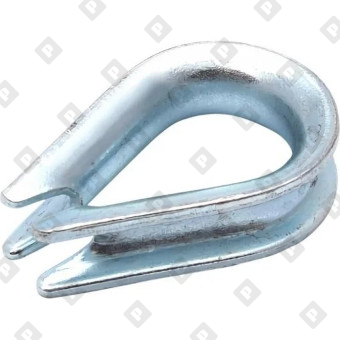 Коуш 12 ГОСТ 2224-93 для троса Ø 2.5 - 3.5 мм - №1