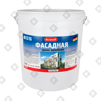 Краска фасадная Pufas Decoself A, мороз (15 л) - №1
