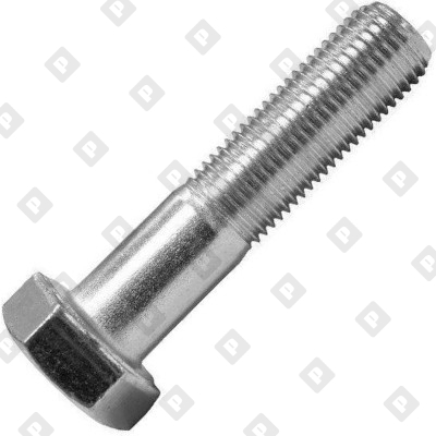 Болт DIN 931 M16x140 с шестигранной головкой SW24 и неполной резьбой, кл. пр. 8.8, оц. сталь - №1