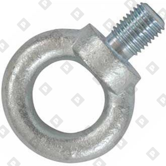 Рым-болт DIN 580 M6, оц. сталь - №1