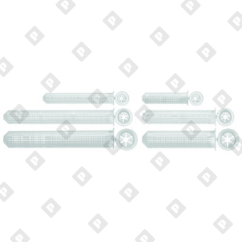 Пластиковая сетчатая гильза EASYFIX 16x130 для пустотелых оснований, под шпильку М10-М12 - №1