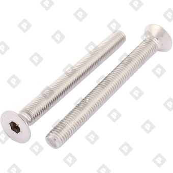 Винт ISO 10642 (DIN 7991) M8x100 с потайной головкой и внутренним шестигранником, нерж. сталь А4 - №1