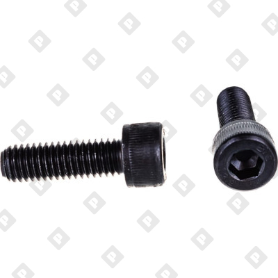 Винт DIN 912 М16х45/45 с цилиндрической головкой и полной резьбой, кл.пр. 12.9, оксидированная сталь - №1