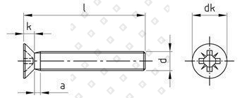 DIN 965 A2 M 10X25 Z - №4