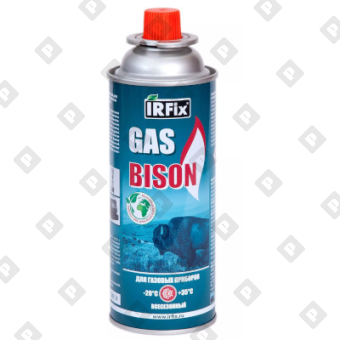 Газ универсальный IRFix GAS BISON для портативных газовых приборов, 400 мл - №1