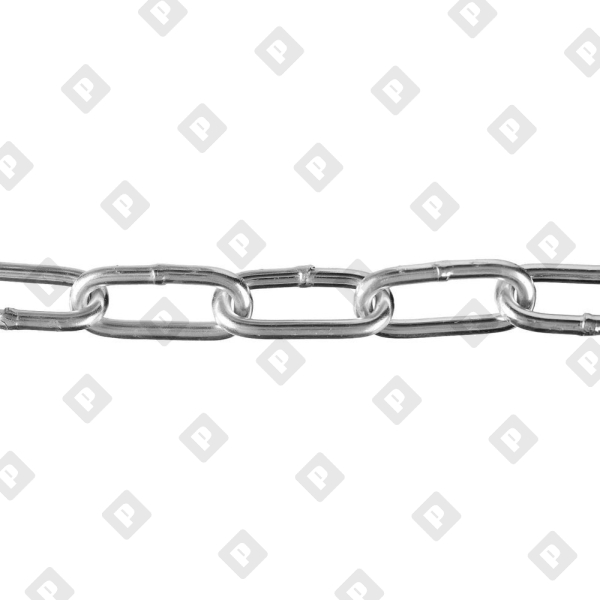 Цепь длиннозвенная DIN 763 10х65, нерж. сталь A4 - №1