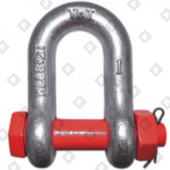 Скоба такелажная прямая G-2150 55 т с гайкой и шплинтом, кл. пр. 8 - №1