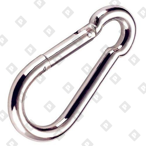 Карабин пожарный ART 9075 (DIN 5299С) 4х40, нерж.сталь А4 - №1