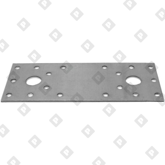 Крепежная пластина KP 210x90x2 мм, оц. сталь - №1