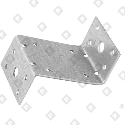 Уголок крепежный Z-образный KUZ 45x90x65x1.5 мм, оц. сталь - №1