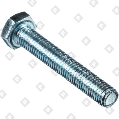 Болт DIN 933 M6x60 с шестигранной головкой и полной резьбой, кл. пр. 12.9 - №1