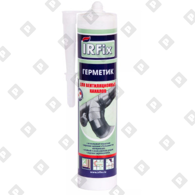 Герметик IRFix для вентиляционных каналов акриловый серый, 310 мл - №1