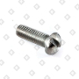 Винт ГОСТ 17473 исполнение 1 М3x8 с полуцилиндрической головкой и прямым шлицем, кл. пр 5.8, оц. сталь