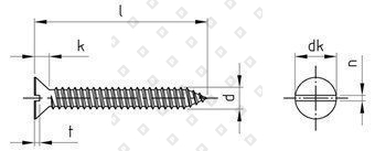 DIN 7972 A2 C 2,9X25 - №4
