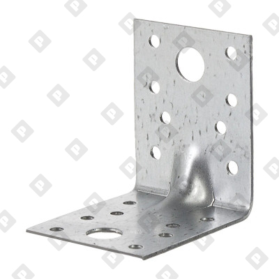 Крепежный усиленный уголок KUU 90x90x40x1.5 мм, оц. сталь - №1