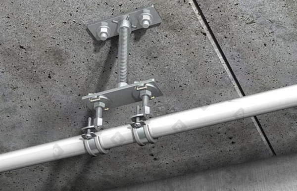 Основание fischer GPL 30x80x3 мм с гайкой для средних нагрузок M8, оц. сталь - №4