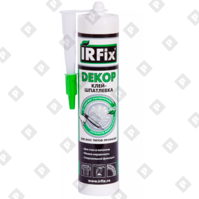 Клей-шпатлека для лепнины IRFix Decor "Белый", 310 мл - №1