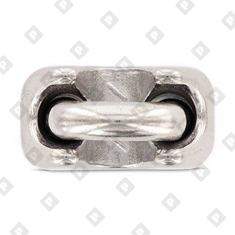 Зажим ART 9074 (DIN 741) для троса Ø2мм, нерж. сталь А4 - №3