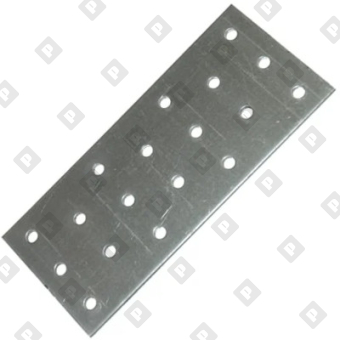 Пластина соединительная PS 60x120x2 мм, оц. сталь - №1