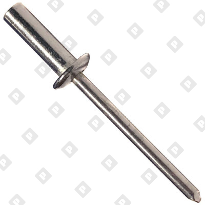 Заклепка вытяжная закрытая 4,8x20 со стандартным бортом, нерж. сталь A2 / нерж. сталь A2 - №1