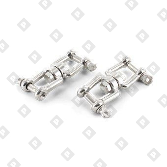 Вертлюг Art. 8256 вилка-вилка 19мм, нерж. сталь A4 - №1