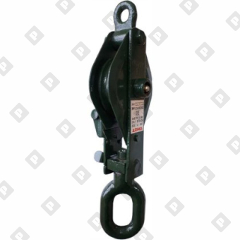 Блок одинарный монтажный грузовой с кольцом, г/п 4т - №1