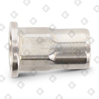 Заклепка-гайка ART 1029 M6х15.5 полушестигранная с цилиндрическим бортиком, нерж. сталь А2 - №2