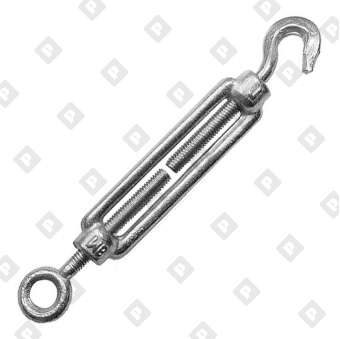 Талреп DIN 1480 М30 крюк-кольцо, оц. сталь - №1