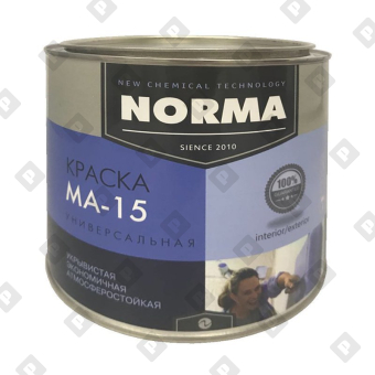 Краска масляная Novocolor МА-15 ГОСТ-71 белая (2 кг) - №1