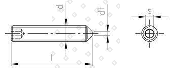 ISO 4027 A2 M 16X20 - №4