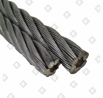 Трос DIN 3060 Ø14 мм, конструкция 6х19, оц. сталь - №1