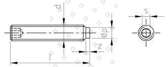 ISO 4028 A4 M 16X25 - №4
