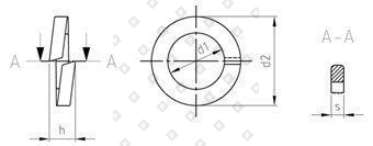 DIN 7980 AISI 301 20 - №4