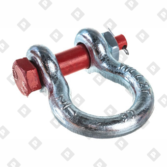 Скоба такелажная омегообразная G-2130 35 т с гайкой и шплинтом, кл. пр. 8 - №3