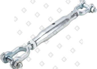 Талреп DIN 1478 М27 (5 т) вилка-вилка тип «A», оц. сталь - №3