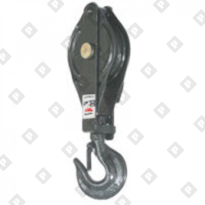 Блок одинарный монтажный грузовой с крюком, г/п 10т - №1